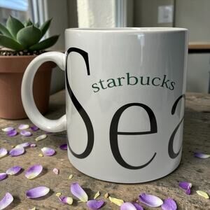 Starbucks Seattle Collector Series Mug 1994 Vintage EUC